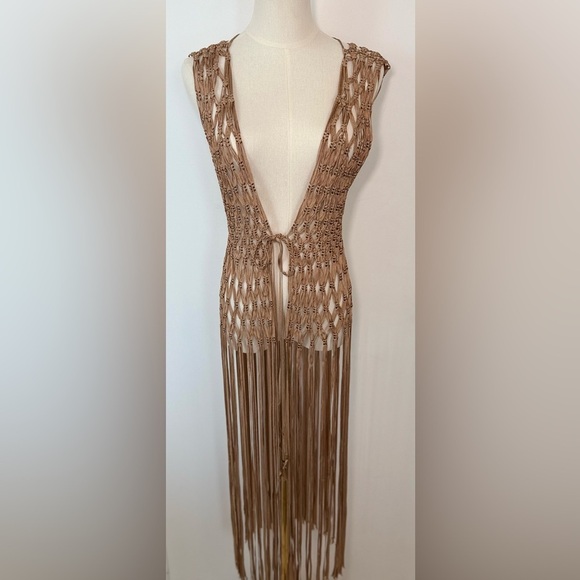 Andreina Macrame NWT- hand made cover up!